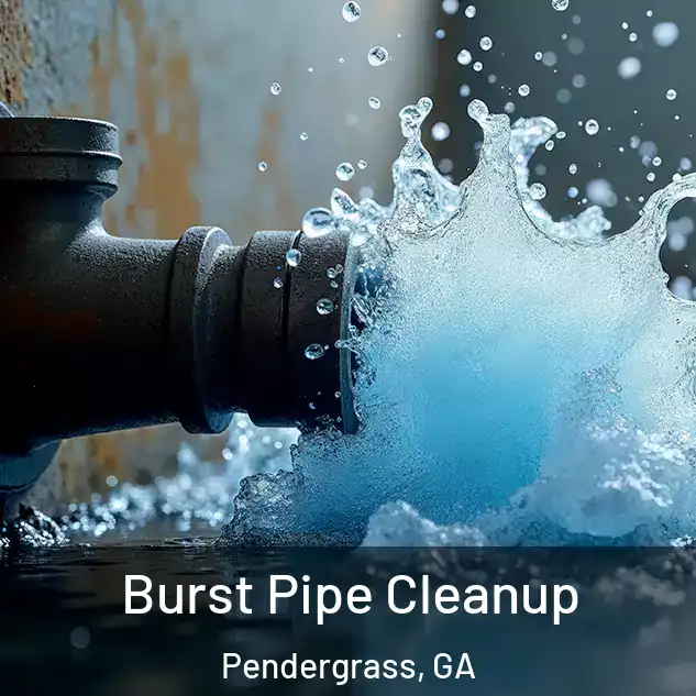  Burst Pipe Cleanup Pendergrass, GA