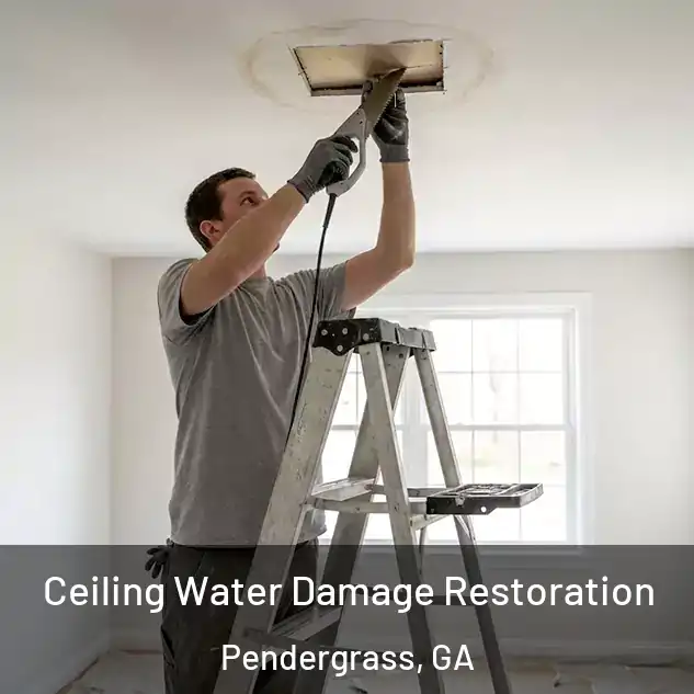  Ceiling Water Damage Restoration Pendergrass, GA