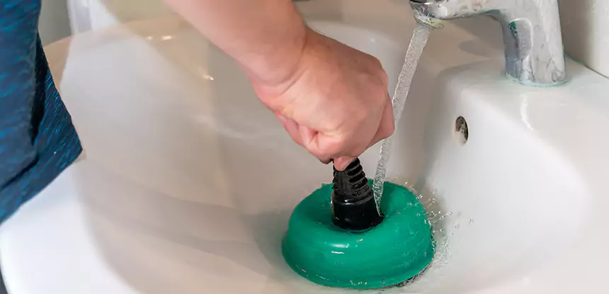 Sink Standing Water Blockage Removal in Pendergrass
