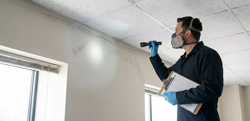 Ceiling Water Damage Inspection in Pendergrass
