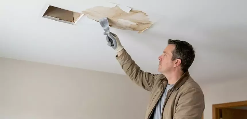 Dry Ceiling After Water Leak in Pendergrass