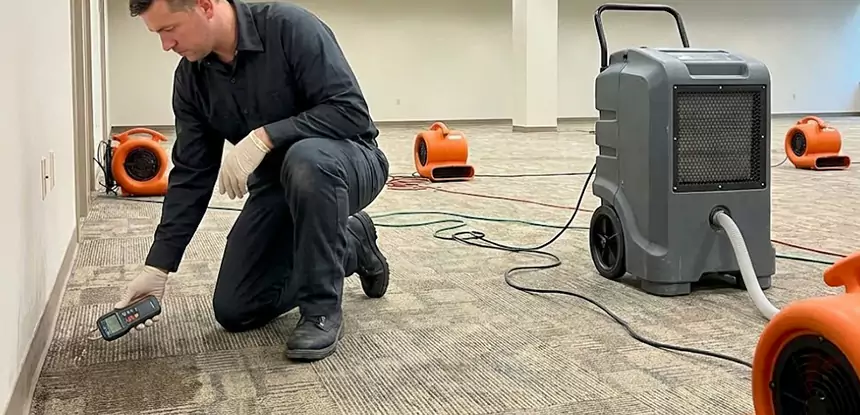 Drying Carpet Padding After Flood in Pendergrass