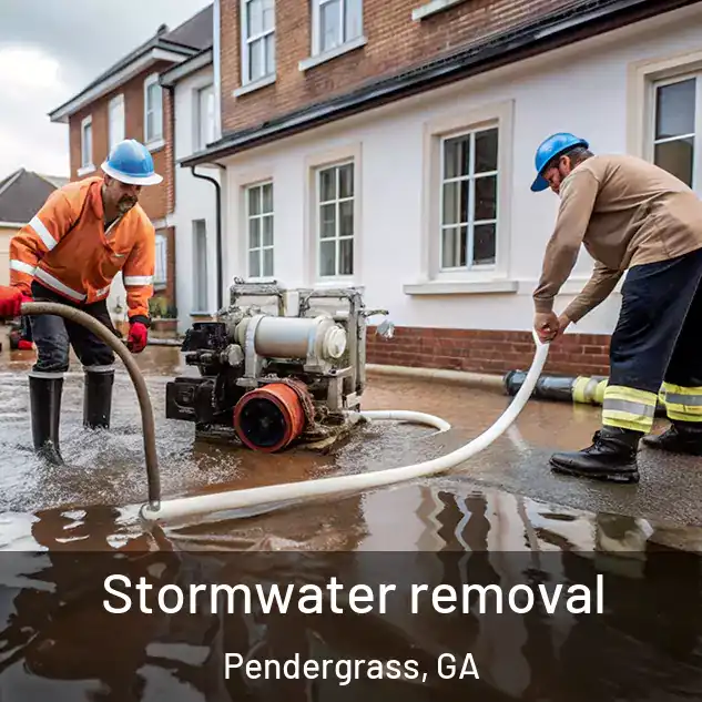  Stormwater removal Pendergrass, GA